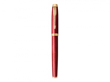 Перьевая ручка Parker IM Premium F318  Red GT, перо: F, цвет чернил: blue, в подарочной упаковке.