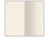 Еженедельник недатированный А6 Total beige с нашивкой, бежевый