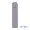 Термос "Родос", покрытие soft touch, 1 л., цвет серый