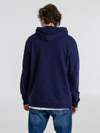 Толстовка с капюшоном унисекс Hoodie, темно-синяя, размер M