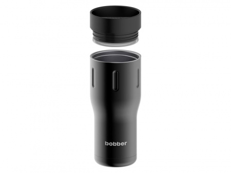 Термос питьевой, вакуумный, бытовой, тм bobber. Объем 0,47 литра. Артикул Tumbler-470 Black Coffee