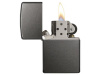Зажигалка ZIPPO Classic с покрытием Gray Dusk , латунь/сталь, серая, матовая, 38x13x57 мм