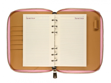 ЕЖЕДНЕВНИК недатированный А5- RIVIERA. ZEFIR (РОЗОВЫЙ ЗЕФИР)