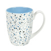 Кружка TERRAZZO, белый с розовым, 330мл, фарфор