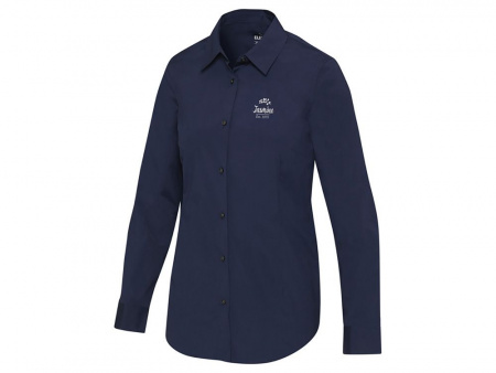 Carnelian женская рубашка из поплина - Navy Blue