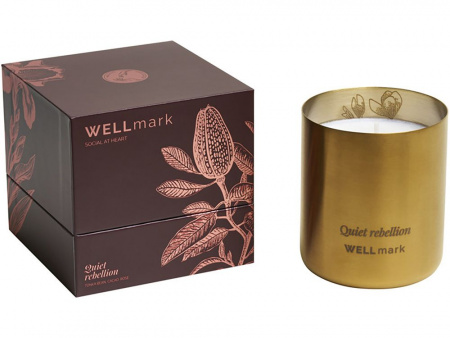 Ароматическая свеча Wellmark Quiet Rebellion - Золотой