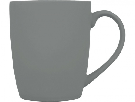 Кружка с покрытием soft-touch C1, серый (Р)