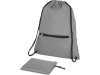 Складной рюкзак со шнурком Coss, heather medium grey