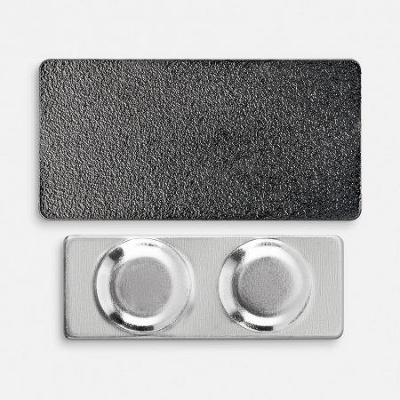 Значок Magnet Matto, серый металлик