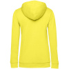 Толстовка с капюшоном женская Hoodie, желтая, размер XL