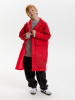 Дождевик детский RainDrop Kids, красный, 10 лет (рост 130-140)