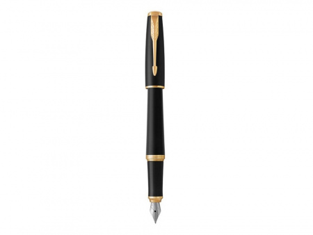 Подарочный набор из 2-х ручек Parker URBAN Muted black GT перьевая и шариковая ручки