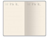 Ежедневник недатированный А5 Total beige с нашивкой, бежевый