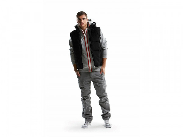 Жилет мужской, Slazenger, черный/золотисто-желтый