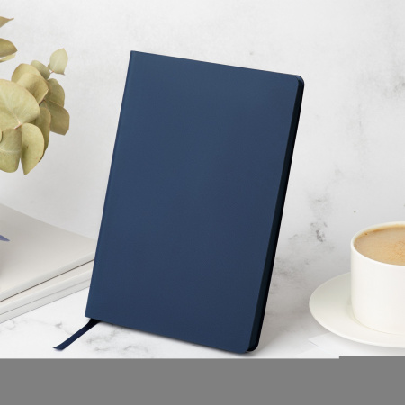 Ежедневник Latte soft touch недатированный, синий