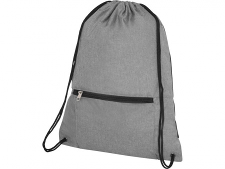 Складной рюкзак со шнурком Coss, heather medium grey