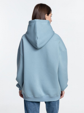 Худи Kulonga Oversize, серо-голубое, размер 3XL/4XL