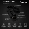 Лента Sling с карабинами и держателем для телефона (темно-серый)