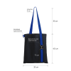 Шоппер Superbag black (чёрный с синим)