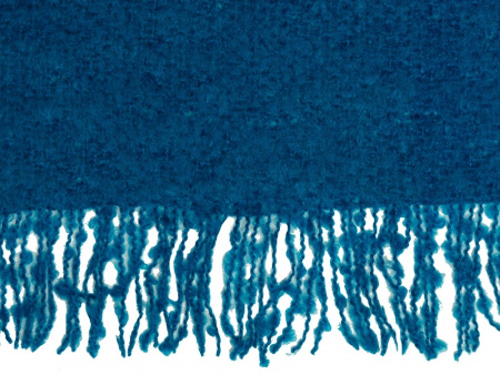 Плед акриловый Mohair, синий