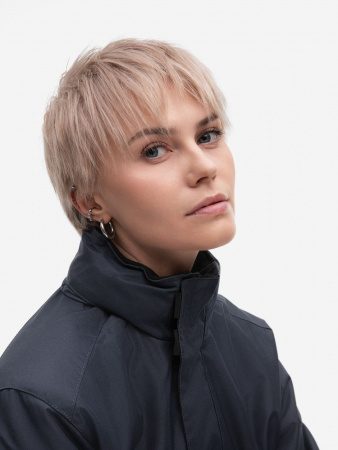 Куртка на стеганой подкладке Robyn темно-синяя, размер 4XL