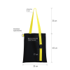 Шоппер Superbag black (чёрный с жёлтым)