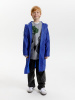 Дождевик детский RainDrop Kids, ярко-синий, 12 лет (рост 142-152)
