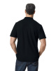 Футболка поло SOFTSTYLE ADULT DOUBLE PIQUE, ЧЕРНЫЙ S