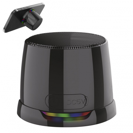 Магнитная беспроводная Bluetooth колонка-подставка Wave 5W, черная