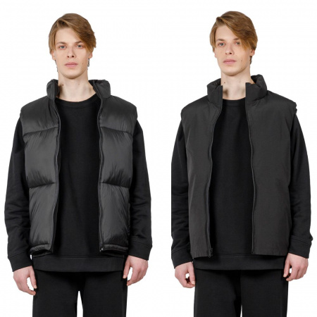 Жилет двусторонний V2, черный, размер 5XL/6XL