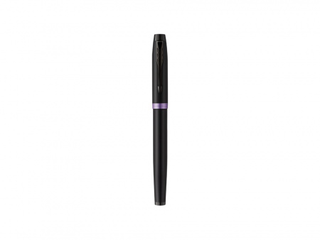 Перьевая ручка Parker IM Vibrant Rings Flame Amethyst Purple, стержень:F, цвет чернил: blue, в подарочной упаковке.