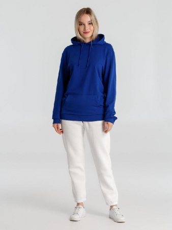 Толстовка с капюшоном унисекс Hoodie, ярко-синяя, размер 3XL
