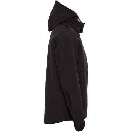 Куртка мужская Hooded Softshell черная, размер M