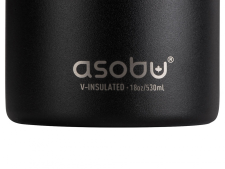 Вакуумная термобутылка ALPINE FLASK, 530 мл, черный