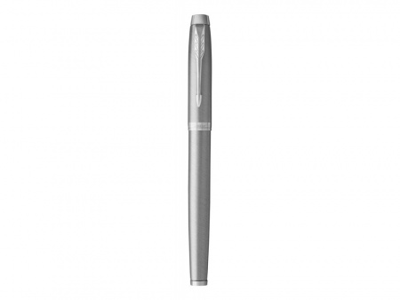 Перьевая ручка Parker IM Stainless Steel CT, перо: F, цвет чернил: blue, в подарочной упаковке.