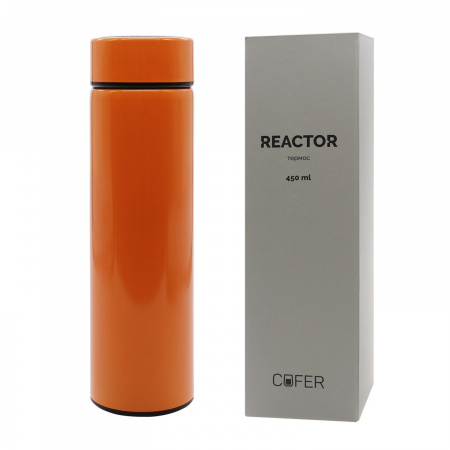 Термос Reactor с датчиком температуры (оранжевый)