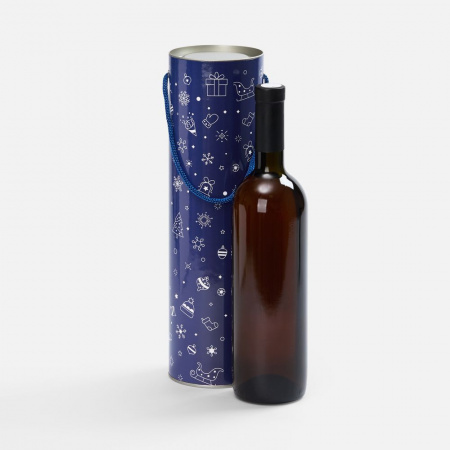 Тубус для бутылки Snowlace, синий