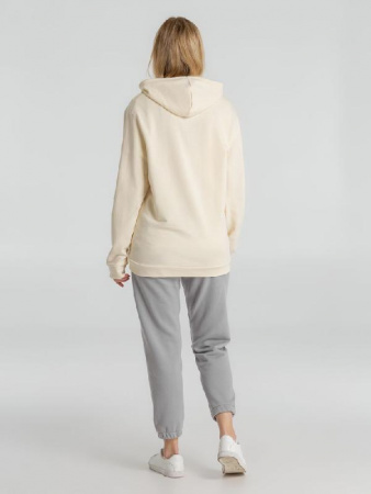 Толстовка с капюшоном унисекс Hoodie, светло-желтая, размер M