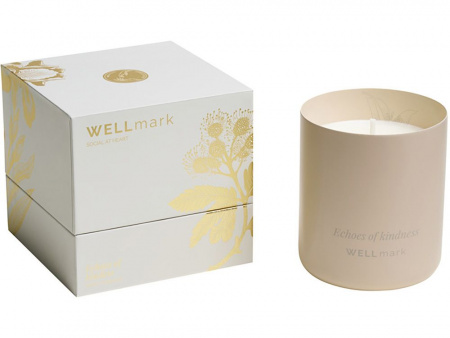 Ароматическая свеча Wellmark Echoes of Kindness- Ecru бежевый