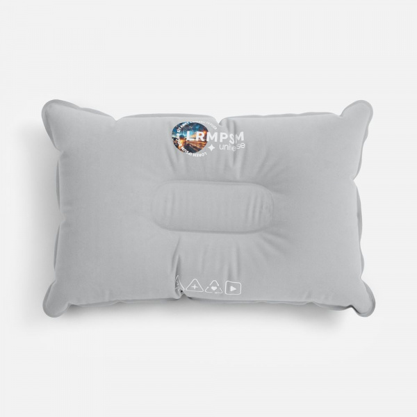 Надувная подушка Pillowish, серая