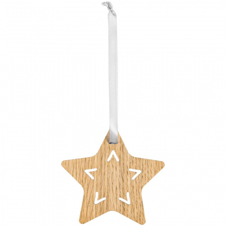 Деревянная подвеска Christmate, звезда