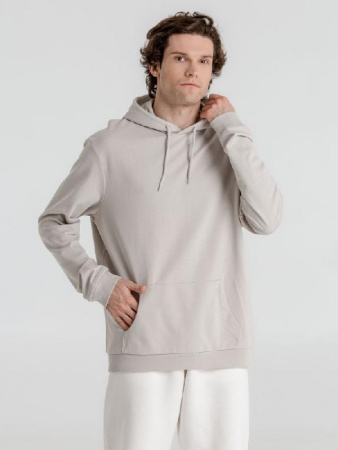 Толстовка с капюшоном унисекс Hoodie, дымчато-серая, размер M