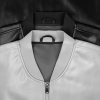 Бомбер из искусственной кожи Univer, серый, размер XL/XXL