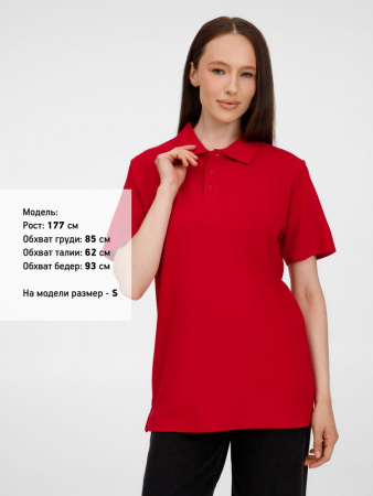 Рубашка поло унисекс Tervise, красная, размер 3XL