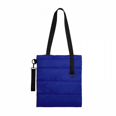 Шоппер Superbag Bubble New, со скрытой магнитной кнопкой (синий с черным)