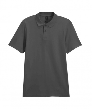 Футболка поло SOFTSTYLE ADULT DOUBLE PIQUE, ГРАФИТОВЫЙ S