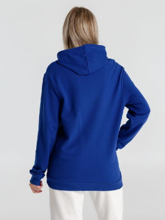 Толстовка с капюшоном унисекс Hoodie, ярко-синяя, размер 3XL