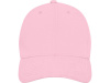 Бейсболка Davis, 6 панелей, light pink