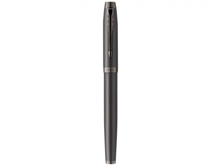 Перьевая ручка Parker IM Monochrome Black, перо:F, цвет чернил: blue, в подарочной упаковке.