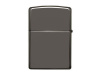 Зажигалка ZIPPO Classic с покрытием Black Ice, латунь/сталь, чёрная, глянцевая, 38x13x57 мм